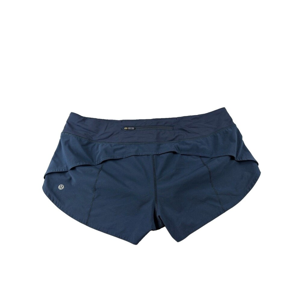 Lululemon Speed Up Lined Navy Short Size 12